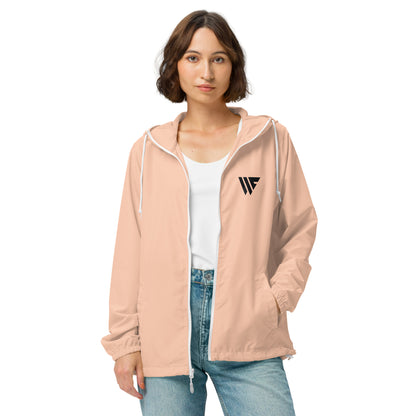 Unisex lightweight zip up windbreaker