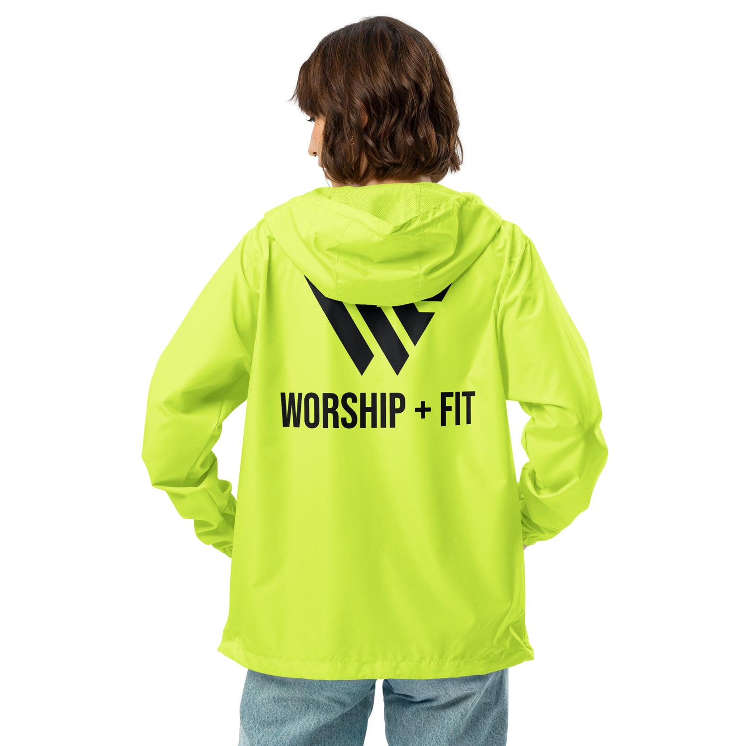 Unisex lightweight zip up windbreaker